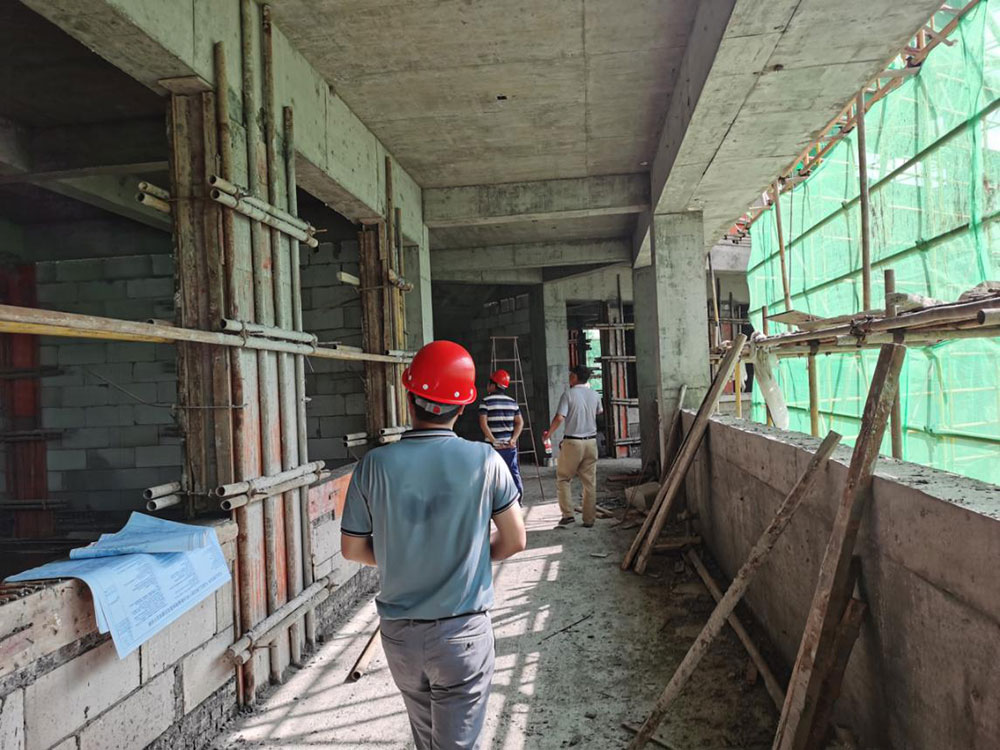 江南實(shí)驗(yàn)小學(xué)2#教輔樓完成一、二層主體結(jié)構(gòu)驗(yàn)收