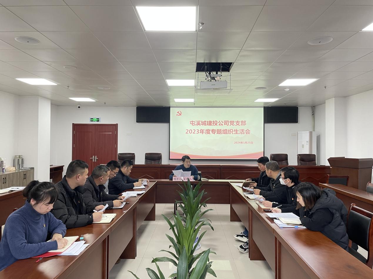 城建投公司黨支部召開2023年度專題組織生活會(huì)